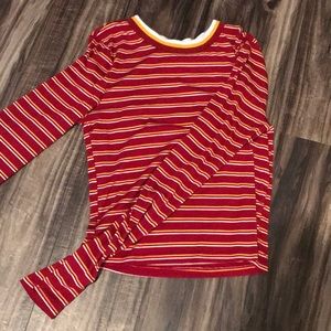 PACSUN STRIPPED LONG SLEEVE
